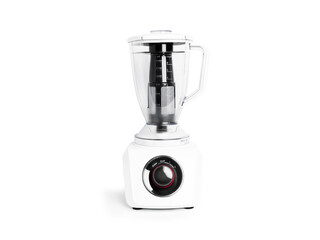 Smoothie mixer isolated on white background. Blender for smoothie.