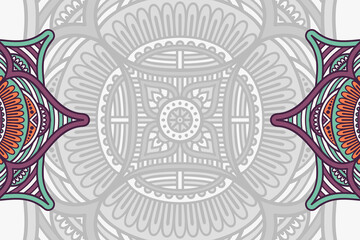 Vector ornamental background with mandala