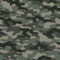 military camouflage. vector seamless print. army camouflage for clothing or printing