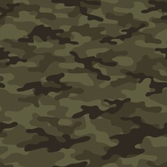Fototapeta premium military camouflage. vector seamless print. army camouflage for clothing or printing