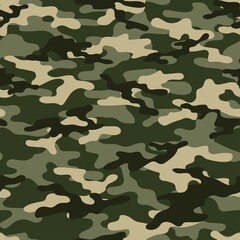 Fototapeta premium military camouflage. vector seamless print. army camouflage for clothing or printing