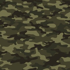 Fototapeta premium military camouflage. vector seamless print. army camouflage for clothing or printing