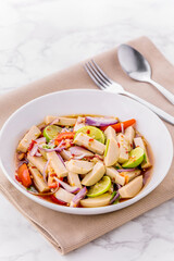 Fermented pork sausage with fermented fish