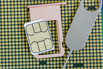 Mobile phone SIM card