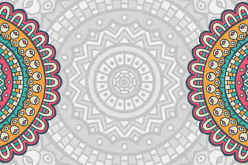 Vector ornamental background with mandala