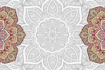 Vector ornamental background with mandala
