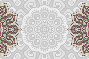 Vector ornamental background with mandala