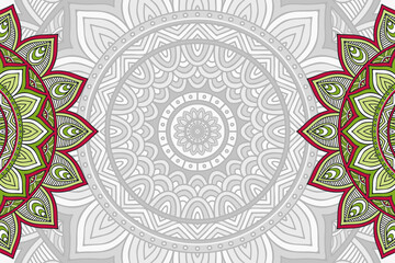 Vector ornamental background with mandala