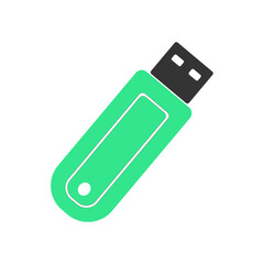 Flash memory symbol, web icon, vector