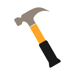 Hammer symbol, web icon, vector