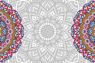 Vector ornamental background with mandala