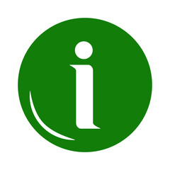 info symbol, web icon, vector