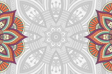 Vector ornamental background with mandala