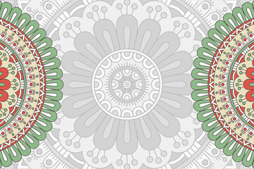 Vector ornamental background with mandala