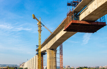 Road and bridge construction under construction.
