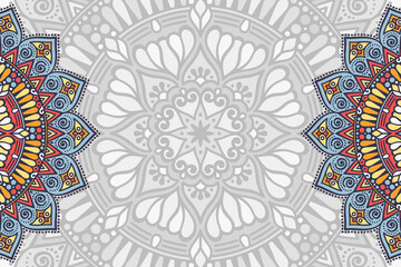 Vector ornamental background with mandala