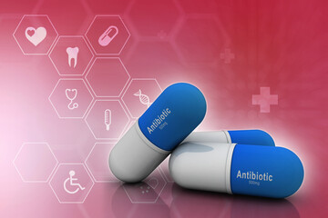 3d rendering healthcare medical tablets 