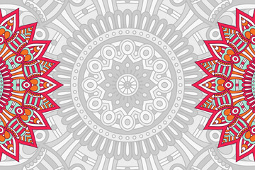 Vector ornamental background with mandala