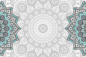 Vector ornamental background with mandala
