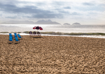  On the beach of Copacabana