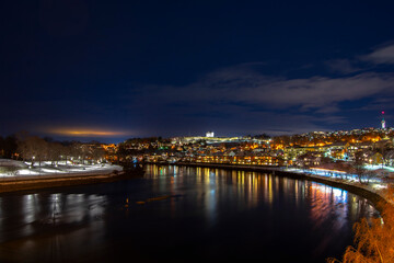 Fototapeta na wymiar Midnight in Trondheim 