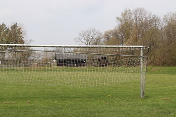 Fußballplatz im Hunsrück.