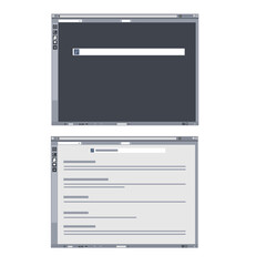 Search in a web browser. Search query, vector illustration