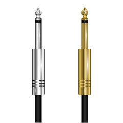 audio jacks trs plug vector