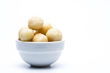 Nueces de macadamia tostadas y saladas