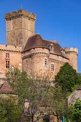 Fototapeta premium Prudhomat (Lot, France) - Château de Castelnau-Bretenoux