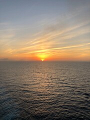 Fototapeta premium sunset over the sea