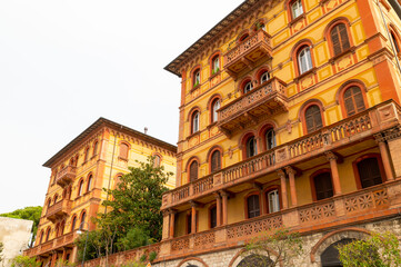 particular building with ancient architecture in the city of Perugia