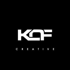 KOF Letter Initial Logo Design Template Vector Illustration