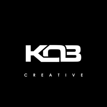 KOB Letter Initial Logo Design Template Vector Illustration