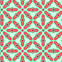 Ethnic pattern in boho style