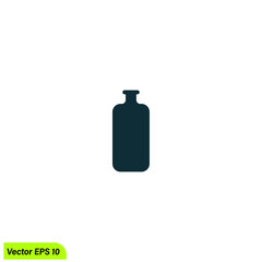 bottle icon vector illustration simple design element