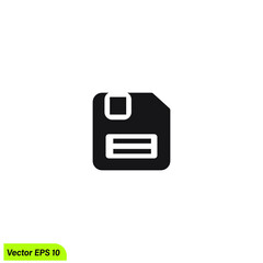 floppy disk icon vector illustration simple design element