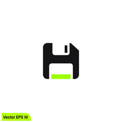 floppy disk icon vector illustration simple design element
