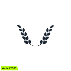 wheat icon vector illustration simple design element