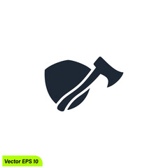 ax icon vector illustration simple design element