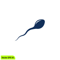 sperm icon fertility symbol simple design element