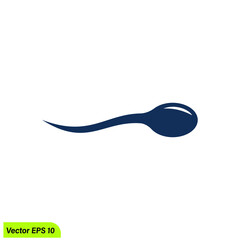 sperm icon fertility symbol simple design element