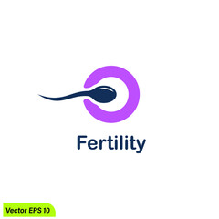 sperm icon fertility symbol simple design element