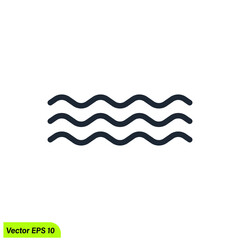 water icon river symbol
