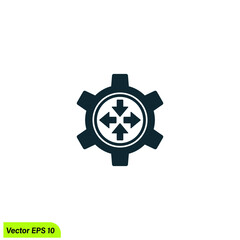 gear icon setting symbol 