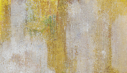 Abstract art. Versatile artistic backdrop for creative design projects: posters, banners, invitations, cards, websites, magazines and wallpapers. Raster image. Yellow and white colours.