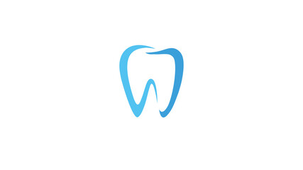 Creative Dental Care Clean Blue Teeth Logo