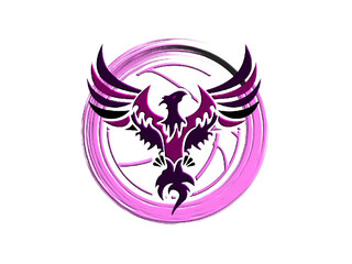 Phoenix bird on a basketball