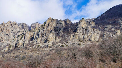 Spring mountains of Crimea