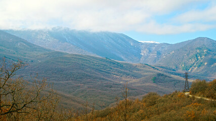 Spring mountains of Crimea